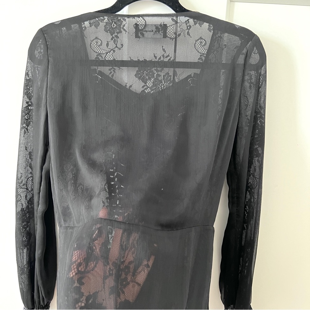 The Kooples Long Sleeve Lace Blouse - Picture 5 of 6